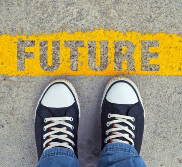 Symbolbild: Step into the future