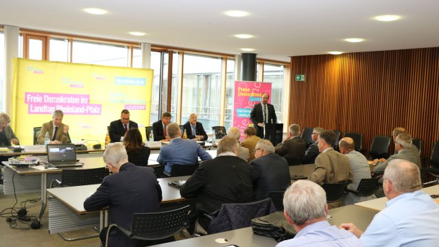 Am 16. Oktober hatte die FDP-Landtagfraktion zum Fachsymposium „Schutz gegen wetterbedingte Risiken“ geladen