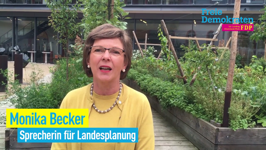 Monika Becker, Sprecherin für Landesplanung