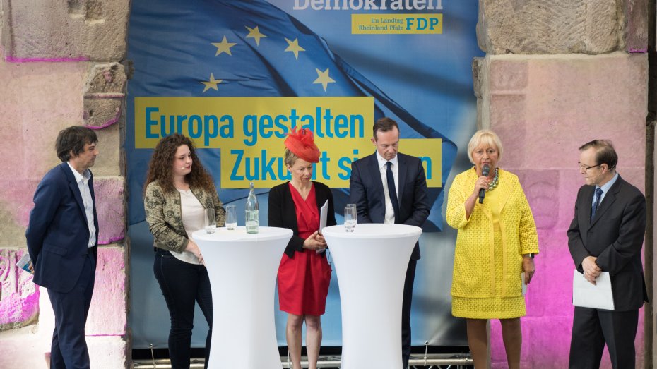 Podiumsdiskussion bei Veranstaltung "Europa gestalten - Zukunft sichern"