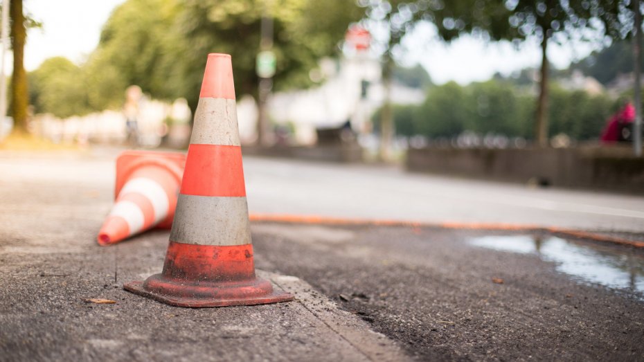 Symbolbild: Straßenbaustelle