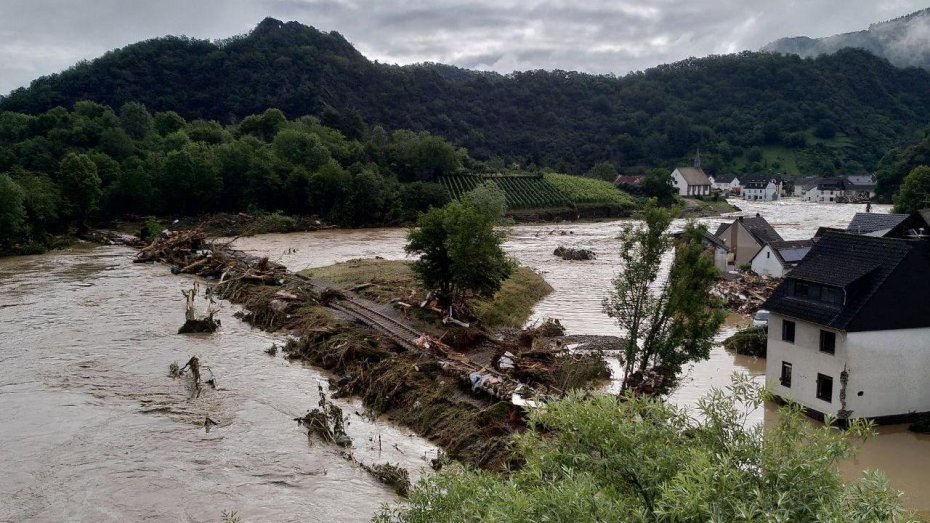 Hochwasser in Altenahr-Altenburg im Juli 2021