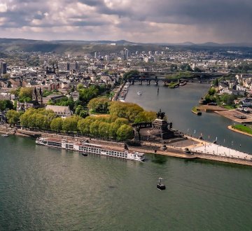 "Deutsches Eck" in Koblenz