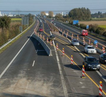 Symbolbild: Baustelle an Autobahn