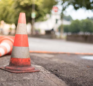 Symbolbild: Straßenbaustelle