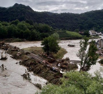 Hochwasser in Altenahr-Altenburg im Juli 2021