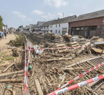 Symbolbild: Wiederaufbau im Ahrtal